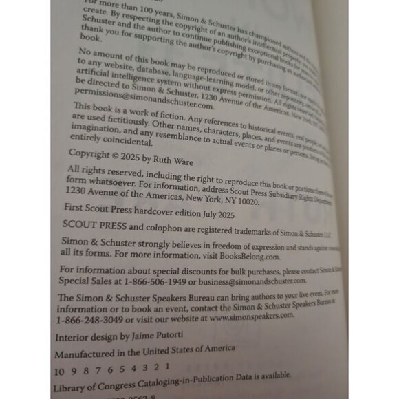 The Woman in Suite 11-Ruth Ware-Hardback Book-Never Read! - Picture 5 of 5